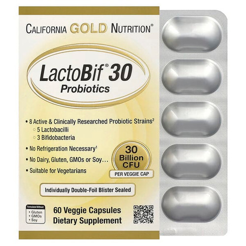 <img alt="California Gold Nutrition, LactoBif 30 Probiotics, 30 Billion CFU, 60 Veggie Capsules" title="California Gold Nutrition, LactoBif 30 Probiotics, 30 Billion CFU, 60 Veggie Capsules,898220009657"