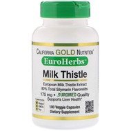 <img alt="California Gold Nutrition, Milk Thistle Extract, 80% Silymarin, EuroHerbs, Clinical Strength, 180 Veggie Capsules" title="California Gold Nutrition, Milk Thistle Extract, 80% Silymarin, EuroHerbs, Clinical Strength, 180 Veggie Capsules,898220012763"