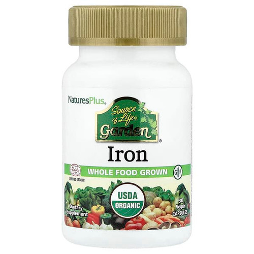 <img alt="NaturesPlus, Source of Life Garden, Iron, 30 Vegan Capsules (18 mg per Capsule)" title="NaturesPlus, Source of Life Garden, Iron, 30 Vegan Capsules (18 mg per Capsule),097467307360"