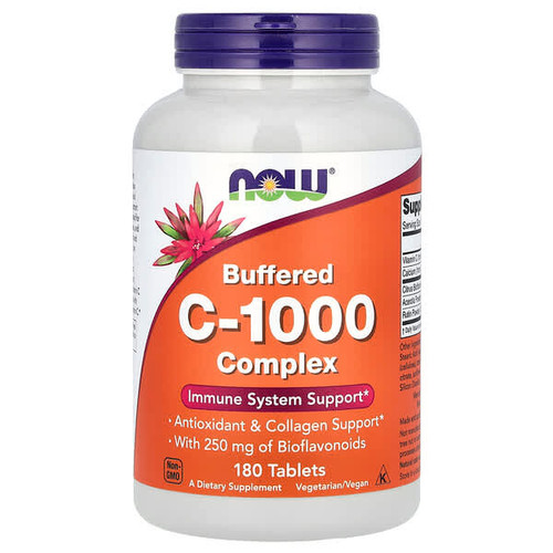 <img alt="NOW Foods, Buffered C-1000 Complex, 180 Tablets" title="NOW Foods, Buffered C-1000 Complex, 180 Tablets,733739007025"