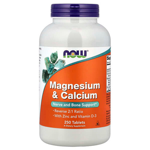 <img alt="NOW Foods, Magnesium & Calcium With Zinc and Vitamin D-3, 250 Tablets" title="NOW Foods, Magnesium & Calcium With Zinc and Vitamin D-3, 250 Tablets,733739012784"