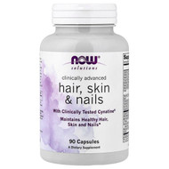 <img alt="NOW Foods, Solutions, Clinically Advanced Hair, Skin & Nails, 90 Capsules" title="NOW Foods, Solutions, Clinically Advanced Hair, Skin & Nails, 90 Capsules,733739033734"