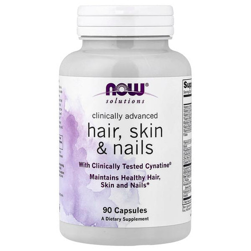 <img alt="NOW Foods, Solutions, Clinically Advanced Hair, Skin & Nails, 90 Capsules" title="NOW Foods, Solutions, Clinically Advanced Hair, Skin & Nails, 90 Capsules,733739033734"
