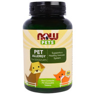 <img alt="Now Foods, Pets, Pet Allergy, 75 Chewable Tablets" title="Now Foods, Pets, Pet Allergy, 75 Chewable Tablets,733739043047"
