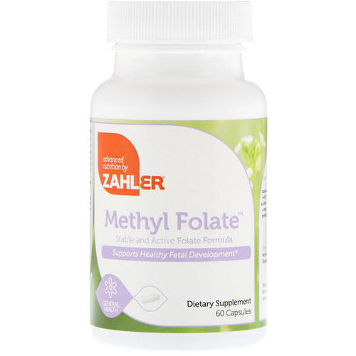 <img alt="Zahler, Methyl Folate, 60 Capsules" title="Zahler, Methyl Folate, 60 Capsules,848998081928"