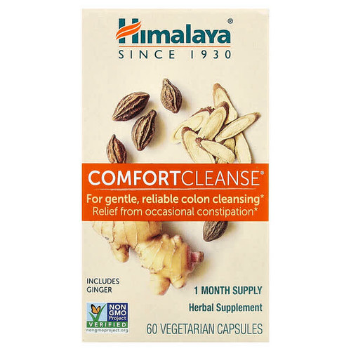 <img alt="Himalaya, Comfort Cleanse, 60 Vegetarian Capsules" title="Himalaya, Comfort Cleanse, 60 Vegetarian Capsules,605069600330"