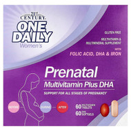 <img alt="21st Century, Prenatal Multivitamin Plus DHA, 2 Bottles, 60 Tablets - 60 Softgels" title="21st Century, Prenatal Multivitamin Plus DHA, 2 Bottles, 60 Tablets - 60 Softgels,740985271759"