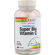 <img alt="Solaray, Super Bio Vitamin C, Timed Release, 250 VegCaps" title="Solaray, Super Bio Vitamin C, Timed Release, 250 VegCaps,076280044614"