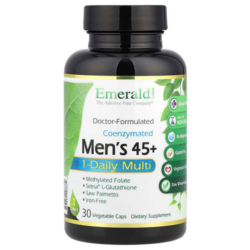 <img alt="Emerald Laboratories, Coenzymated Mens 45+ 1-Daily Multi, 30 Vegetable Caps" title="Emerald Laboratories, Coenzymated Mens 45+ 1-Daily Multi, 30 Vegetable Caps,743650003372"