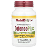 <img alt="NutriBiotic, DefensePlus, Maximum Strength, 90 Vegan Tablets" title="NutriBiotic, DefensePlus, Maximum Strength, 90 Vegan Tablets,728177010157"