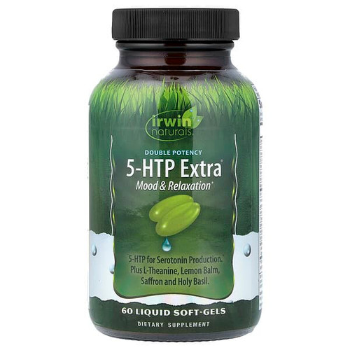 <img alt="Irwin Naturals, Double Potency, 5-HTP Extra, 60 Liquid Soft-Gels" title="Irwin Naturals, Double Potency, 5-HTP Extra, 60 Liquid Soft-Gels,710363585372"