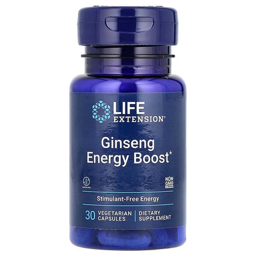 <img alt="Life Extension, Ginseng Energy Boost, 30 Vegetarian Capsules" title="Life Extension, Ginseng Energy Boost, 30 Vegetarian Capsules,737870180593"