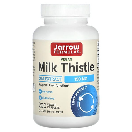 <img alt="Jarrow Formulas, Vegan Milk Thistle, 150 mg, 200 Veggie Capsules" title="Jarrow Formulas, Vegan Milk Thistle, 150 mg, 200 Veggie Capsules,790011140290"
