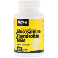 <img alt="Jarrow Formulas, Glucosamine + Chondroitin + MSM, 120 Capsules" title="Jarrow Formulas, Glucosamine + Chondroitin + MSM, 120 Capsules,790011190233"