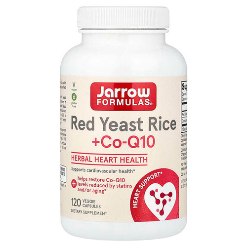 <img alt="Jarrow Formulas, Red Yeast Rice + Co-Q10, 120 Veggie Capsules" title="Jarrow Formulas, Red Yeast Rice + Co-Q10, 120 Veggie Capsules,790011330011"