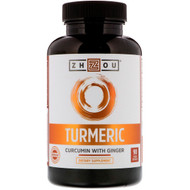 <img alt="Zhou Nutrition, Turmeric, Curcumin with Ginger, 90 Veggie Capsules" title="Zhou Nutrition, Turmeric, Curcumin with Ginger, 90 Veggie Capsules,859805006362"