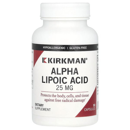 <img alt="Kirkman Labs, Alpha Lipoic Acid, 25 mg, 90 Capsules" title="Kirkman Labs, Alpha Lipoic Acid, 25 mg, 90 Capsules,812325020935"
