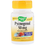 <img alt="Natures Way, Pycnogenol, Pine Bark Extract, 50 mg, 30 Tablets" title="Natures Way, Pycnogenol, Pine Bark Extract, 50 mg, 30 Tablets,033674451519"