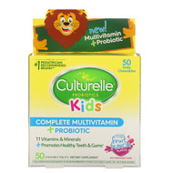 <img alt="Culturelle, Kids Complete Multivitamin + Probiotic, Fruit Punch, 50 Chewable Tablets" title="Culturelle, Kids Complete Multivitamin + Probiotic, Fruit Punch, 50 Chewable Tablets,049100400709"