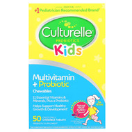 <img alt="Culturelle, Kids, Multivitamin + Probiotic Chewables, 3+ Years, Natural Fruit Punch, 50 Chewable Tablets" title="Culturelle, Kids, Multivitamin + Probiotic Chewables, 3+ Years, Natural Fruit Punch, 50 Chewable Tablets,049100400709"