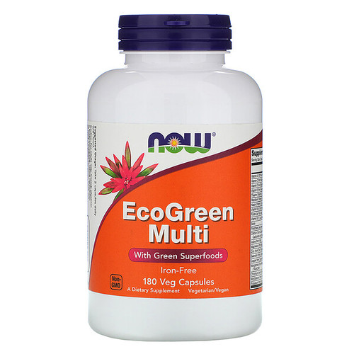 <img alt="Now Foods, EcoGreen Multi, Iron-Free, 180 Veg Capsules" title="Now Foods, EcoGreen Multi, Iron-Free, 180 Veg Capsules,733739037886"
