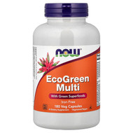 <img alt="NOW Foods, EcoGreen Multi, Iron-Free, 180 Veg Capsules" title="NOW Foods, EcoGreen Multi, Iron-Free, 180 Veg Capsules,733739037886"