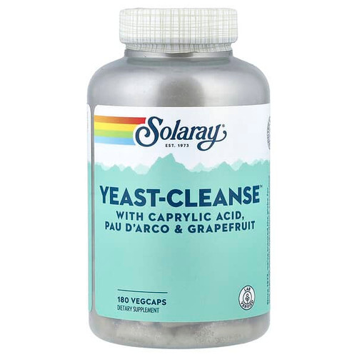 <img alt="Solaray, Yeast-Cleanse, 180 VegCaps" title="Solaray, Yeast-Cleanse, 180 VegCaps,076280081381"