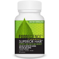 <img alt="FoodScience, Superior Hair, 90 Capsules" title="FoodScience, Superior Hair, 90 Capsules,026664372390"
