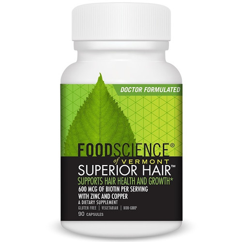 <img alt="FoodScience, Superior Hair, 90 Capsules" title="FoodScience, Superior Hair, 90 Capsules,026664372390"