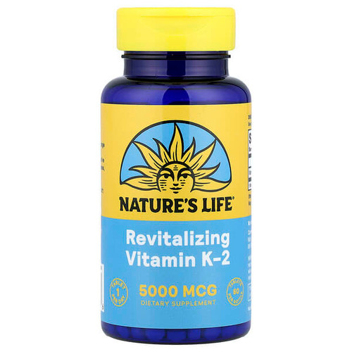 <img alt="Natures Life, Revitalizing Vitamin K-2, 5,000 mcg, 60 Tablets" title="Natures Life, Revitalizing Vitamin K-2, 5,000 mcg, 60 Tablets,040647177116"
