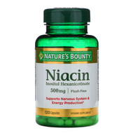 <img alt="Natures Bounty, Flush Free Niacin, 500 mg, 120 Capsules" title="Natures Bounty, Flush Free Niacin, 500 mg, 120 Capsules,074312019760"