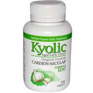 <img alt="Kyolic, Cardiovascular, Formula 100, 200 Tablets" title="Kyolic, Cardiovascular, Formula 100, 200 Tablets,023542100328"