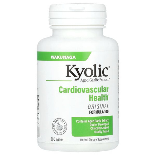 <img alt="Kyolic, Aged Garlic Extract, Cardiovascular, Original Formula 100, 200 Tablets (300 mg per Tablet)" title="Kyolic, Aged Garlic Extract, Cardiovascular, Original Formula 100, 200 Tablets (300 mg per Tablet),023542100328"