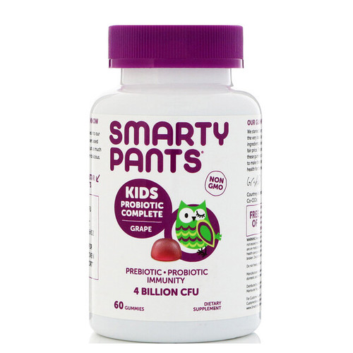<img alt="SmartyPants, Kids Probiotic Complete, Grape, 60 Gummies" title="SmartyPants, Kids Probiotic Complete, Grape, 60 Gummies,817053020011"