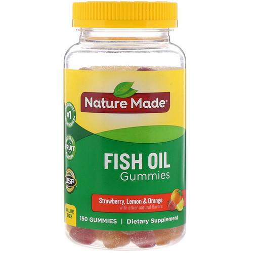 <img alt="Nature Made, Fish Oil Gummies, Strawberry, Lemon & Orange, 150 Gummies" title="Nature Made, Fish Oil Gummies, Strawberry, Lemon & Orange, 150 Gummies,031604029197"