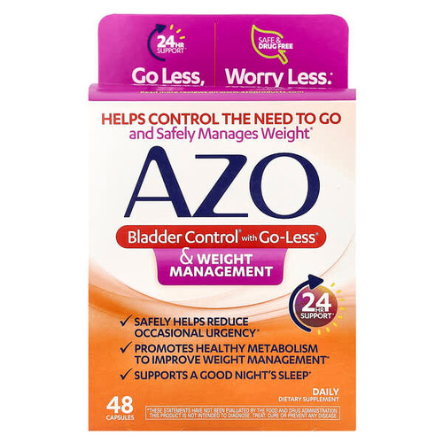 <img alt="AZO, Bladder Control with Go-Less & Weight Management, 48 Capsules" title="AZO, Bladder Control with Go-Less & Weight Management, 48 Capsules,787651760148"