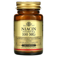 <img alt="Solgar, Niacin (Vitamin B3), 100 mg, 100 Tablets" title="Solgar, Niacin (Vitamin B3), 100 mg, 100 Tablets,033984018600"