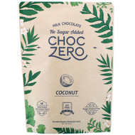 3 PACK of ChocZero, Milk Chocolate Keto Bark, No Sugar Added, Coconut, 6 Bars, 1 oz Each