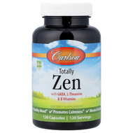 <img alt="Carlson, Totally Zen with GABA, L-Theanine & B Vitamins, 120 Capsules" title="Carlson, Totally Zen with GABA, L-Theanine & B Vitamins, 120 Capsules,088395462207"