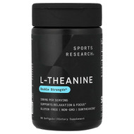 <img alt="Sports Research, L-Theanine, 200 mg, 60 Softgels" title="Sports Research, L-Theanine, 200 mg, 60 Softgels,023249010173"