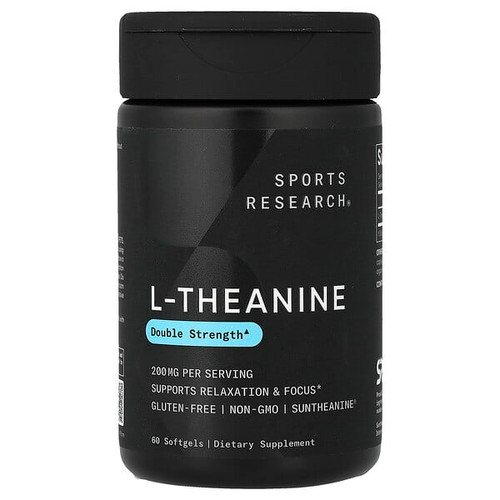 <img alt="Sports Research, L-Theanine, 200 mg, 60 Softgels" title="Sports Research, L-Theanine, 200 mg, 60 Softgels,023249010173"