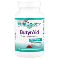 <img alt="Nutricology, ButyrAid, 100 Delayed-Release Vegetarian Capsules" title="Nutricology, ButyrAid, 100 Delayed-Release Vegetarian Capsules,713947502208"