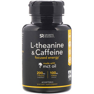 <img alt="Sports Research, L-Theanine & Caffeine with MCT Oil, 60 Softgels" title="Sports Research, L-Theanine & Caffeine with MCT Oil, 60 Softgels,023249012269"