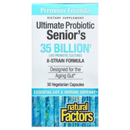 <img alt="Natural Factors, Ultimate Probiotic Seniors, 30 Vegetarian Capsules" title="Natural Factors, Ultimate Probiotic Seniors, 30 Vegetarian Capsules,068958018140"
