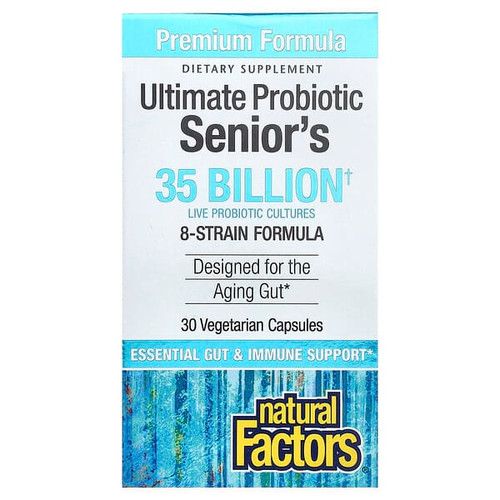 <img alt="Natural Factors, Ultimate Probiotic Seniors, 30 Vegetarian Capsules" title="Natural Factors, Ultimate Probiotic Seniors, 30 Vegetarian Capsules,068958018140"