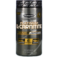 <img alt="Muscletech, Essential Series, Platinum 100% Carnitine, 500 mg, 180 Capsules" title="Muscletech, Essential Series, Platinum 100% Carnitine, 500 mg, 180 Capsules,631656604740"