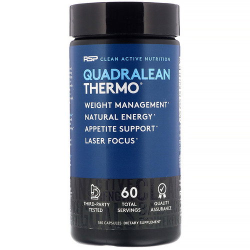 <img alt="RSP Nutrition, Quadralean Thermo, 180 Capsules" title="RSP Nutrition, Quadralean Thermo, 180 Capsules,854446006436"