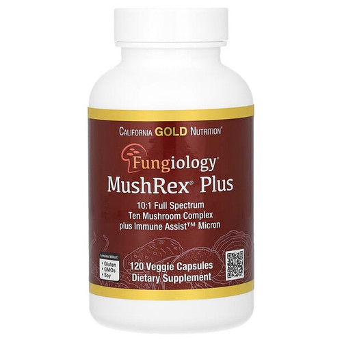 <img alt="California Gold Nutrition, Fungiology, MushRex Plus, Full-Spectrum Ten Mushroom Complex with Agaricus, Chaga, Cordyceps, and Lions Mane, 120 Plantcaps" title="California Gold Nutrition, Fungiology, MushRex Plus, Full-Spectrum Ten Mushroom Complex with Agaricus, Chaga, Cordyceps, and Lions Mane, 120 Plantcaps,898220012589"