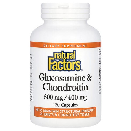 <img alt="Natural Factors, Glucosamine & Chondroitin, 120 Capsules" title="Natural Factors, Glucosamine & Chondroitin, 120 Capsules,068958026879"