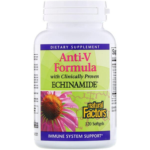 <img alt="Natural Factors, Anti-V Formula, with Clinically Proven Echinamide, 120 Softgels" title="Natural Factors, Anti-V Formula, with Clinically Proven Echinamide, 120 Softgels,068958047010"